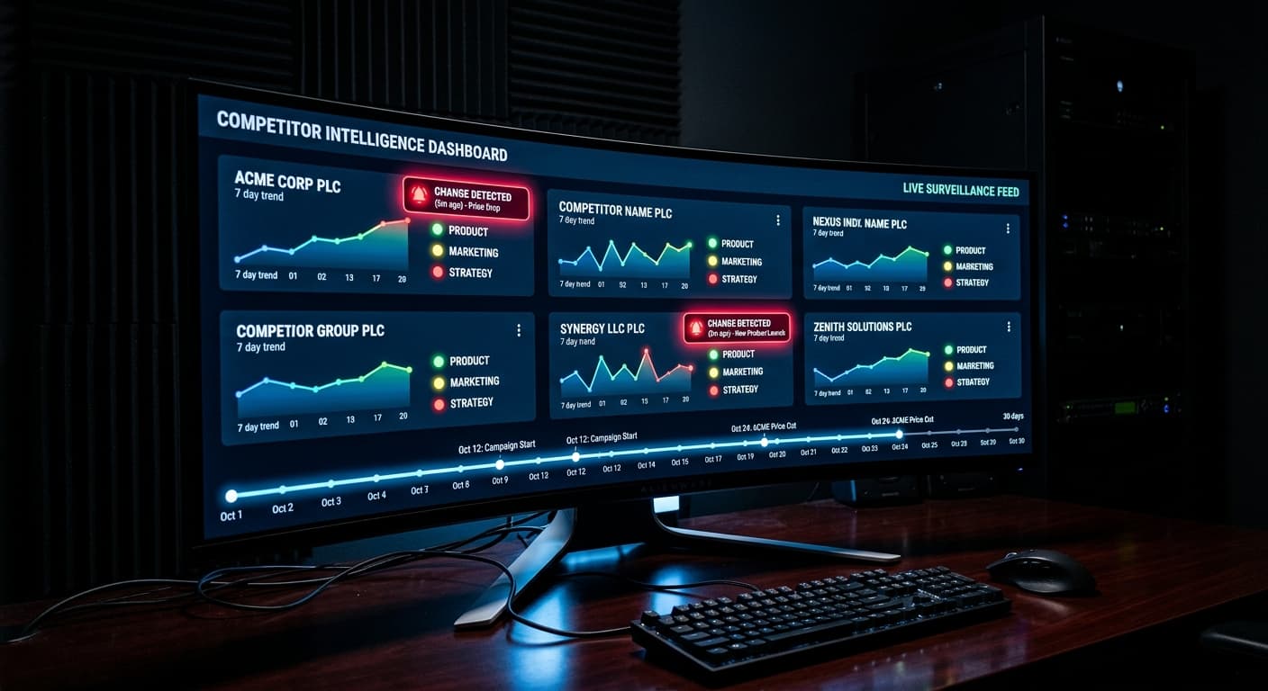 How We Use AI to Monitor Competitors Without Lifting a Finger